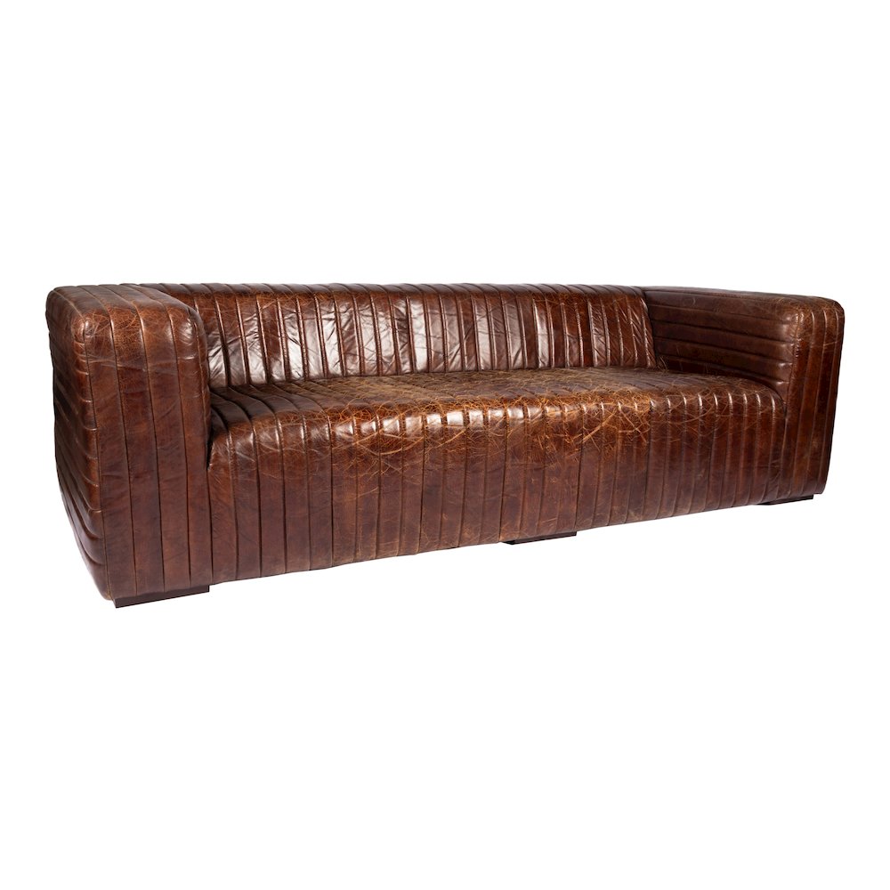 Castle Sofa Dark Brown. Picture 2