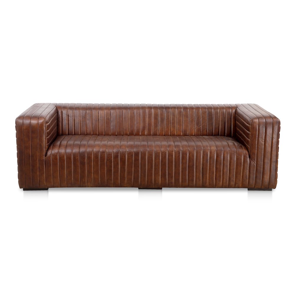 Castle Sofa Dark Brown. Picture 1