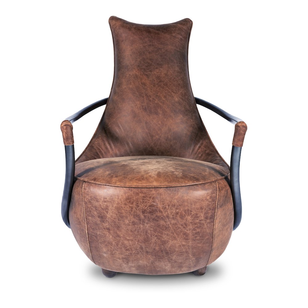 Carlisle Club Chair Brown. Picture 1