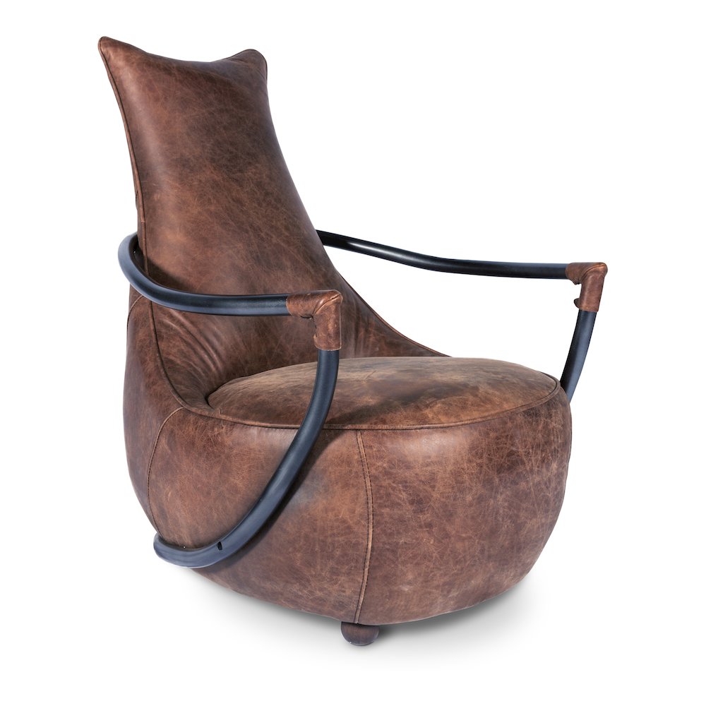 Carlisle Club Chair Brown. Picture 2