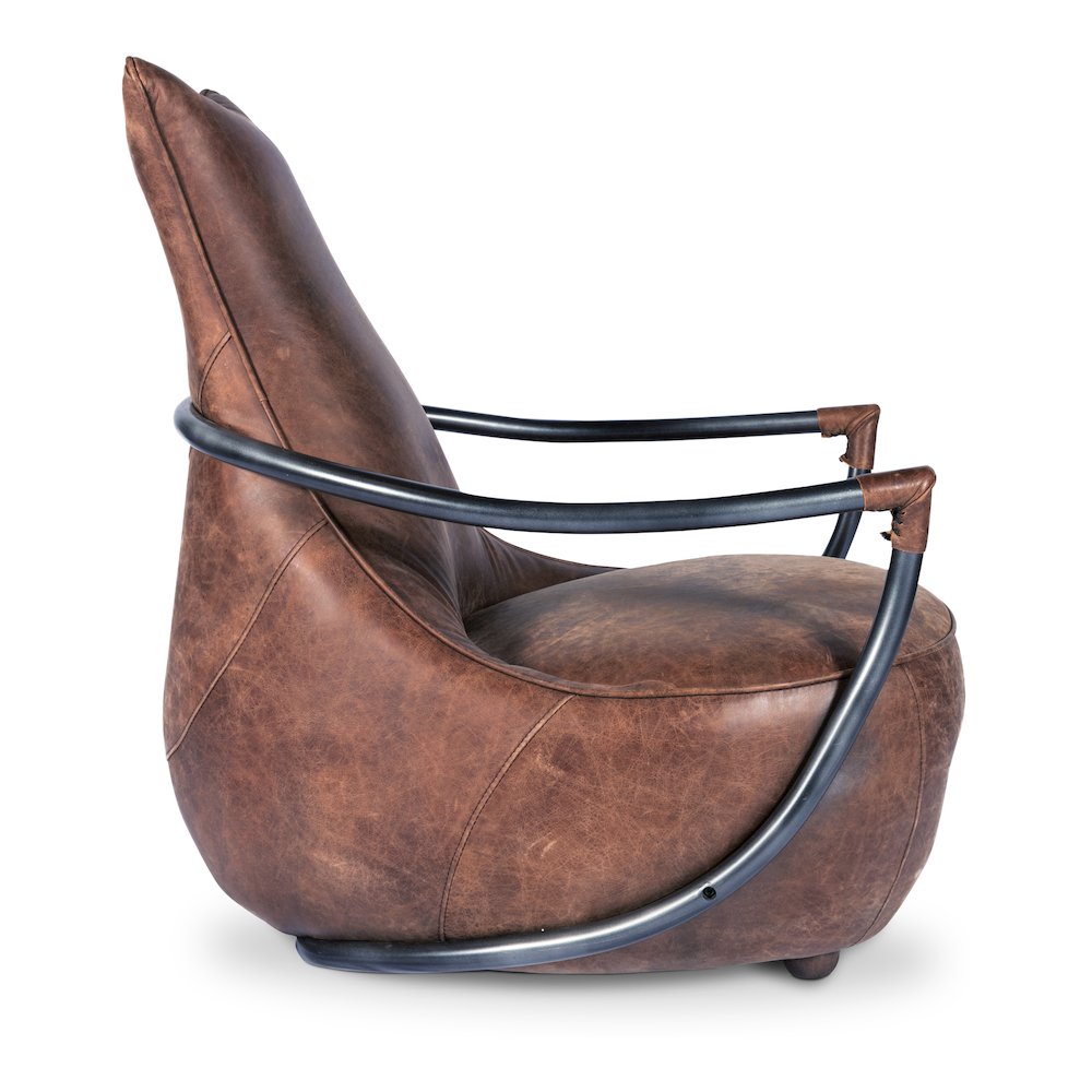 Carlisle Club Chair Brown. Picture 3