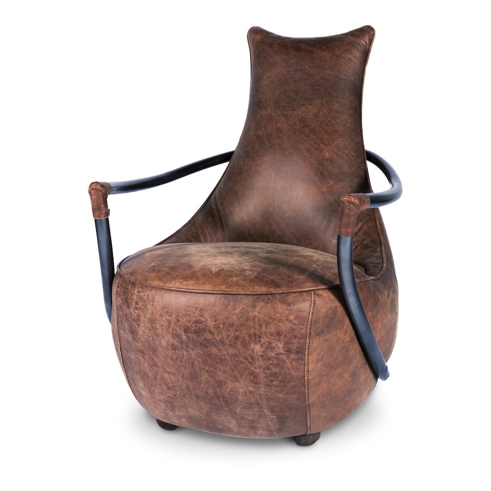 Carlisle Club Chair Brown. Picture 5
