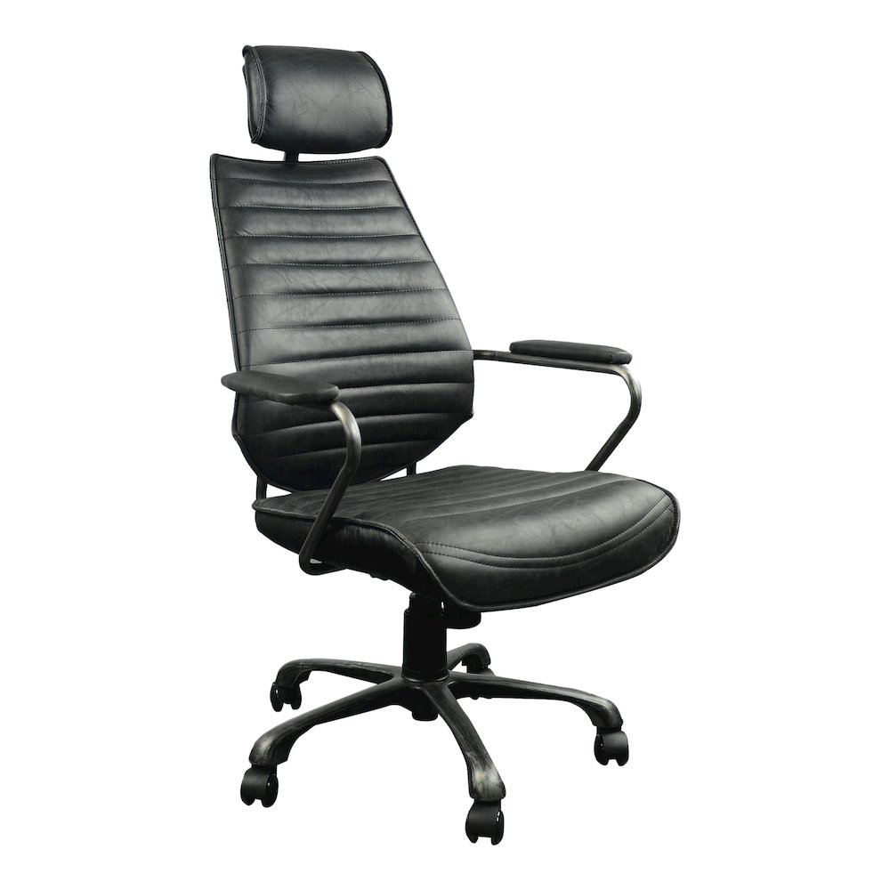 Executive Office Chair Black. Picture 2