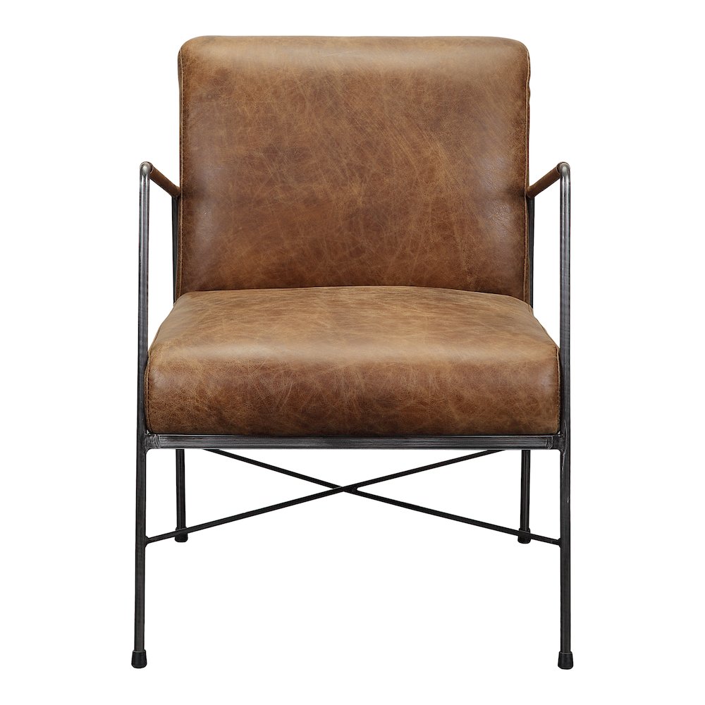 Dagwood Leather Armchair. Picture 1