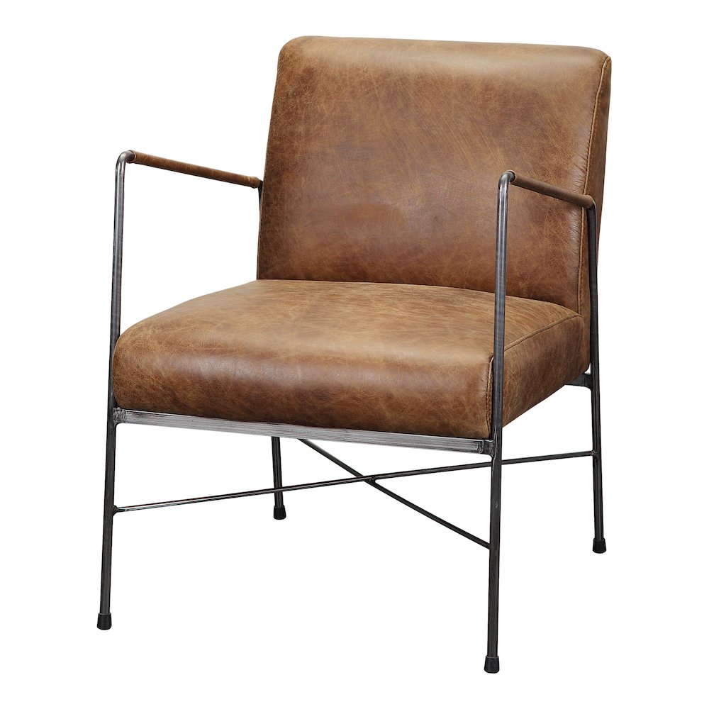 Dagwood Leather Armchair. Picture 4