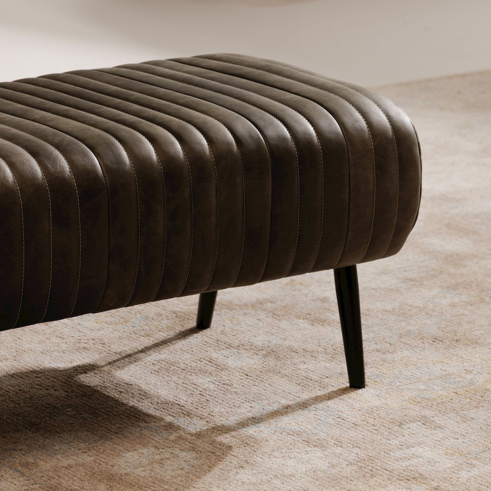 Endora Bench Charred Olive. Picture 7