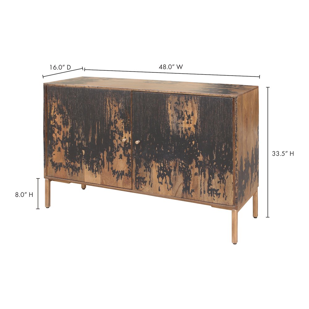 Artists Sideboard Small Black. Picture 8