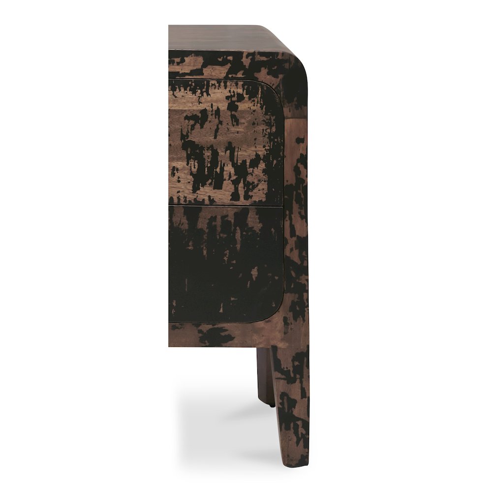 Iris Nightstand Distressed Black. Picture 7