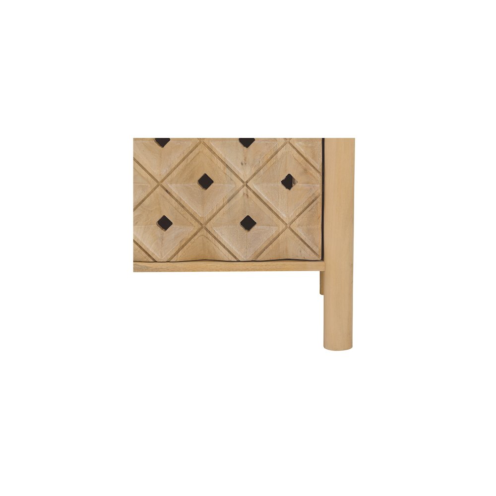 Fulton 4 Door Sideboard Natural. Picture 7