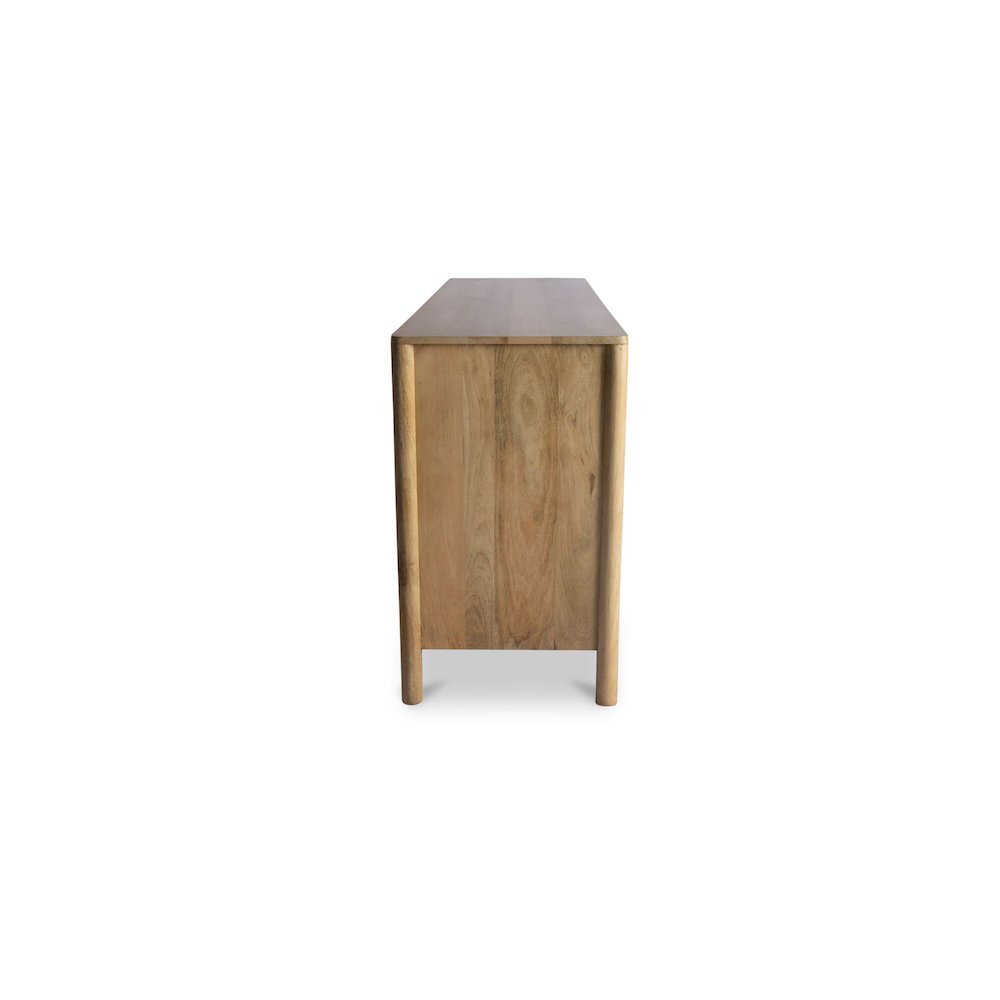 Fulton 4 Door Sideboard Natural. Picture 3