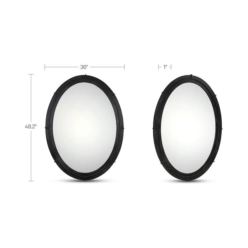 Antoni Mirror Black Large Black. Picture 5