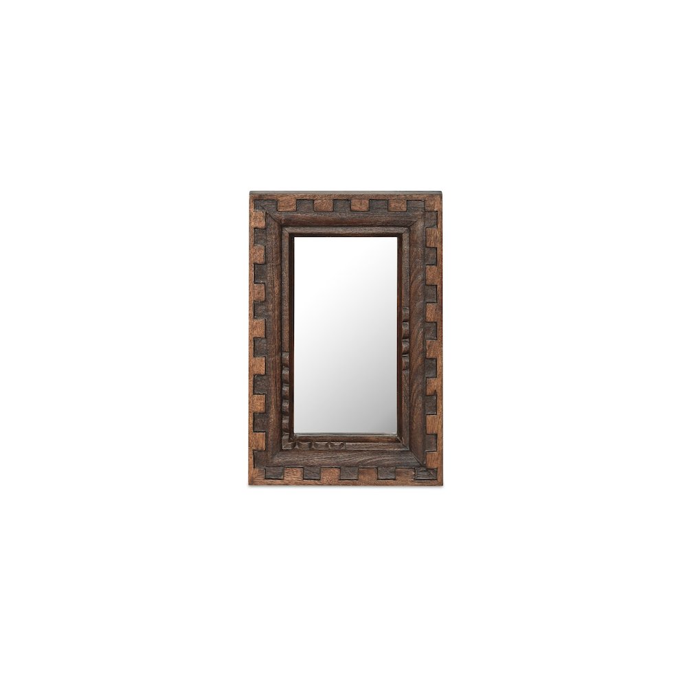 Holland Mirror Small Brown. Picture 1