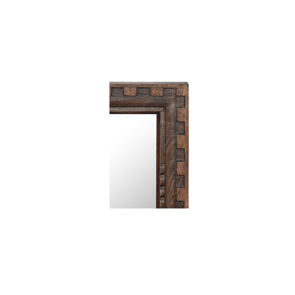 Holland Mirror Small Brown. Picture 4