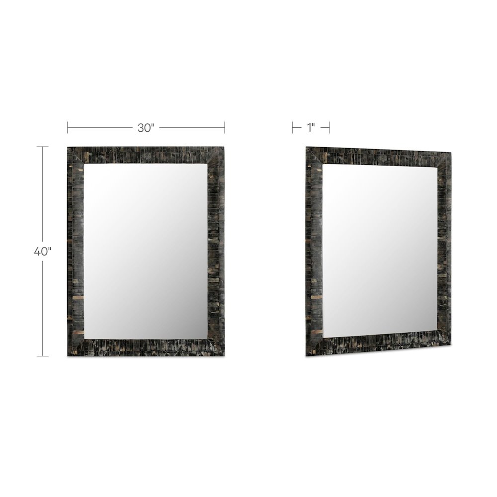 Avis Horn Inlay Mirror. Picture 3