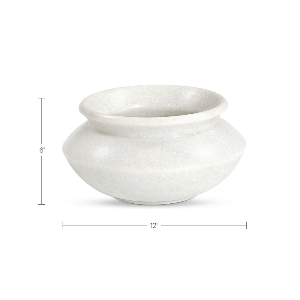Romano Vessel White Marble. Picture 2