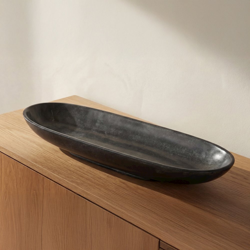 Venetia Tray Black Marble. Picture 1