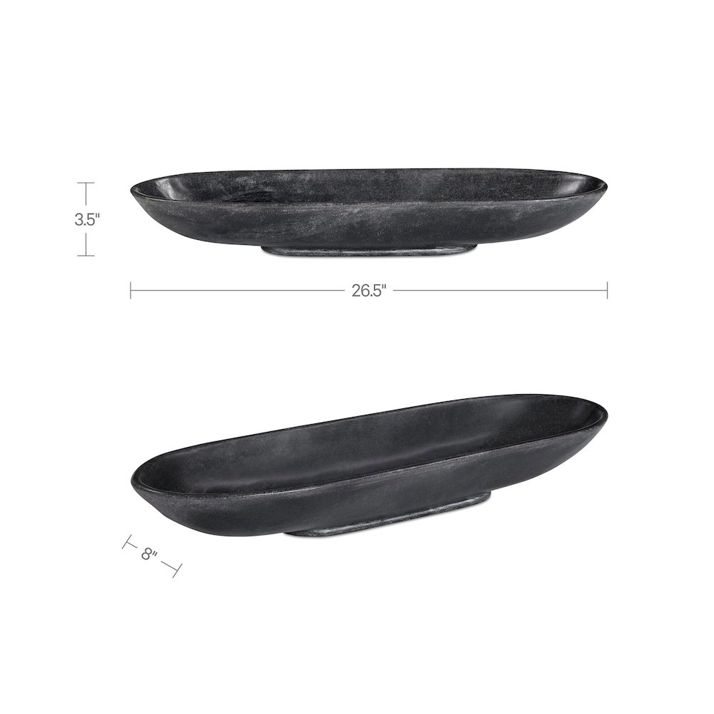 Venetia Tray Black Marble. Picture 2