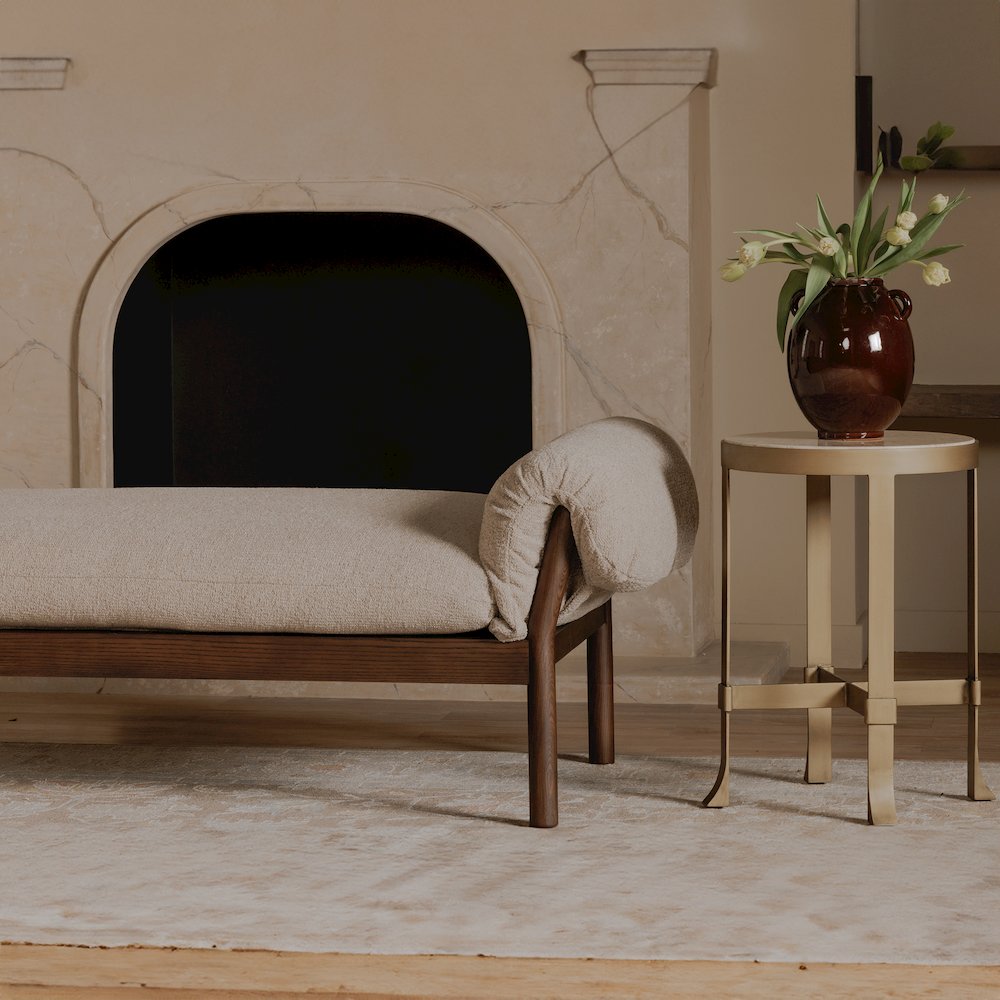 Holli Side Table Travertine. Picture 6