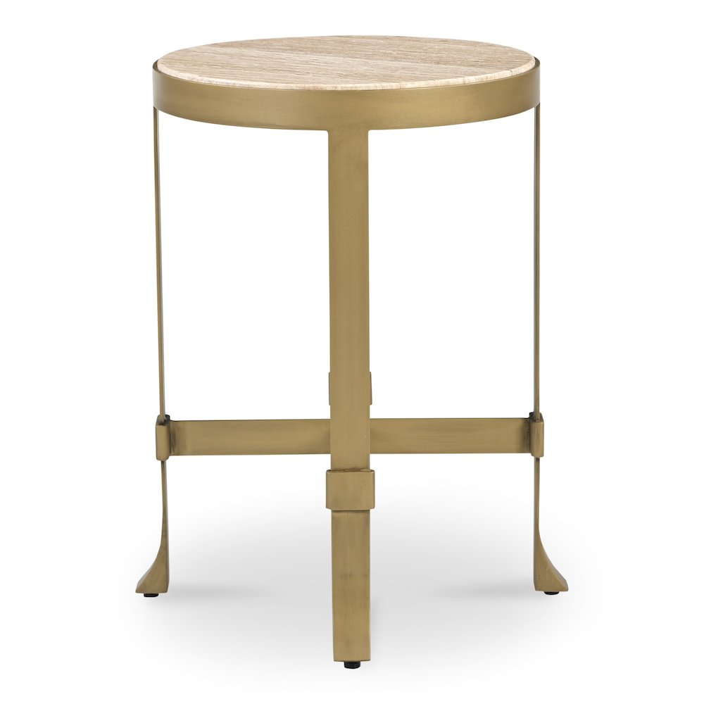 Holli Side Table Travertine. Picture 1