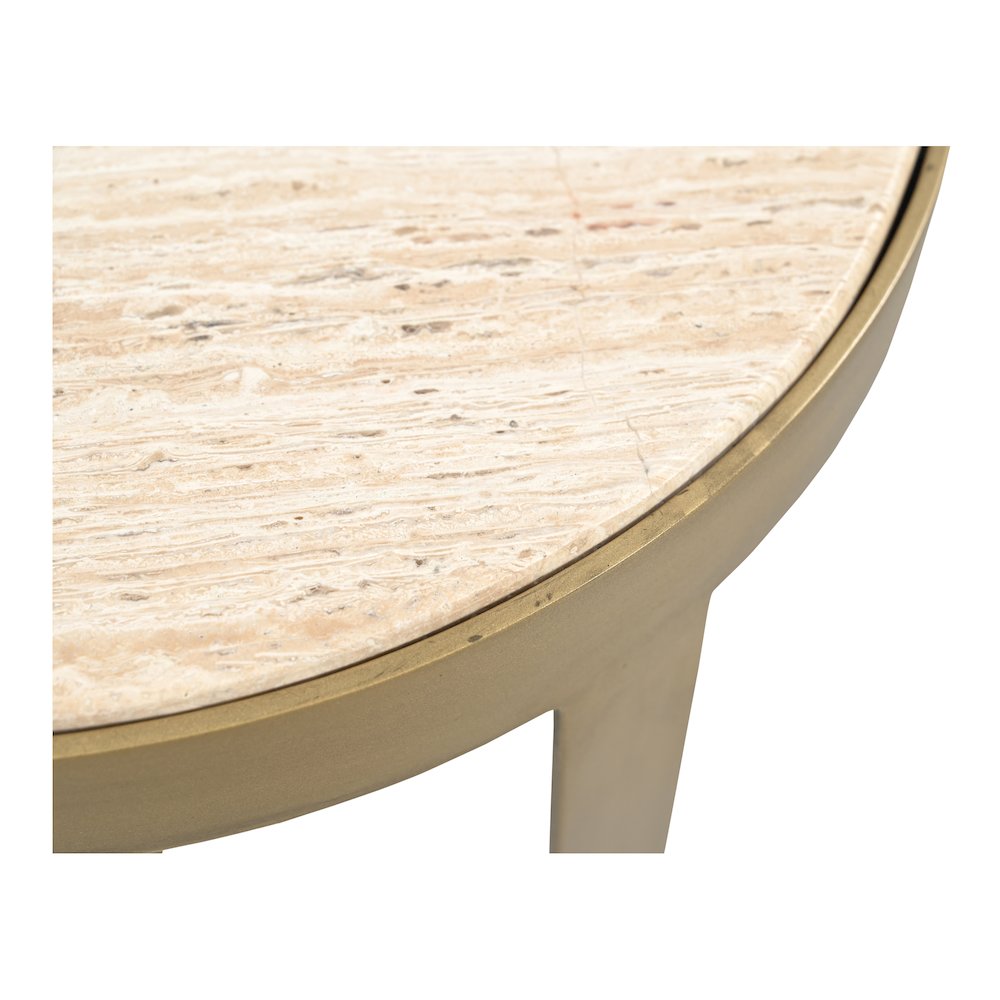 Holli Side Table Travertine. Picture 5