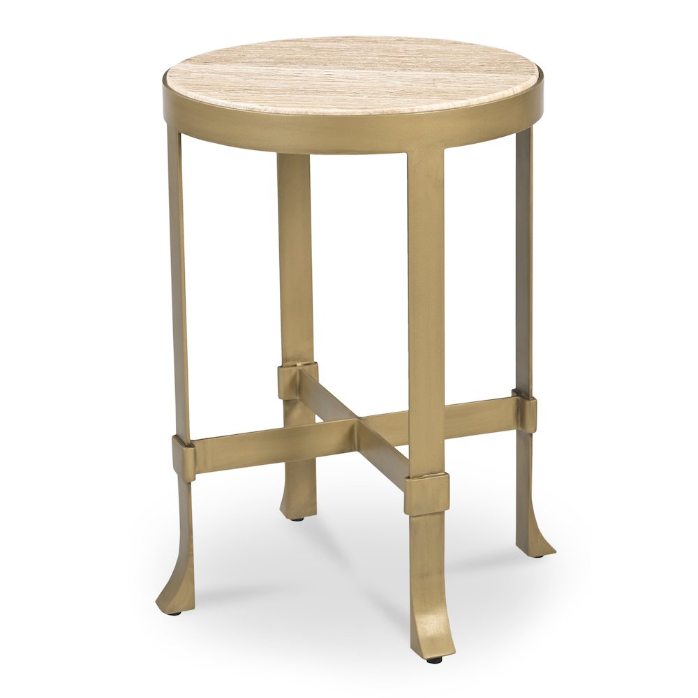 Holli Side Table Travertine. Picture 2