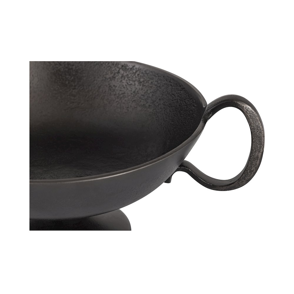 Floris Decorative Bowl Black Cast Aluminum. Picture 4