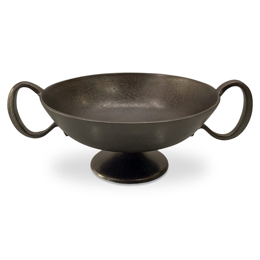 Floris Decorative Bowl Antique Brass Cast Aluminum. Picture 1