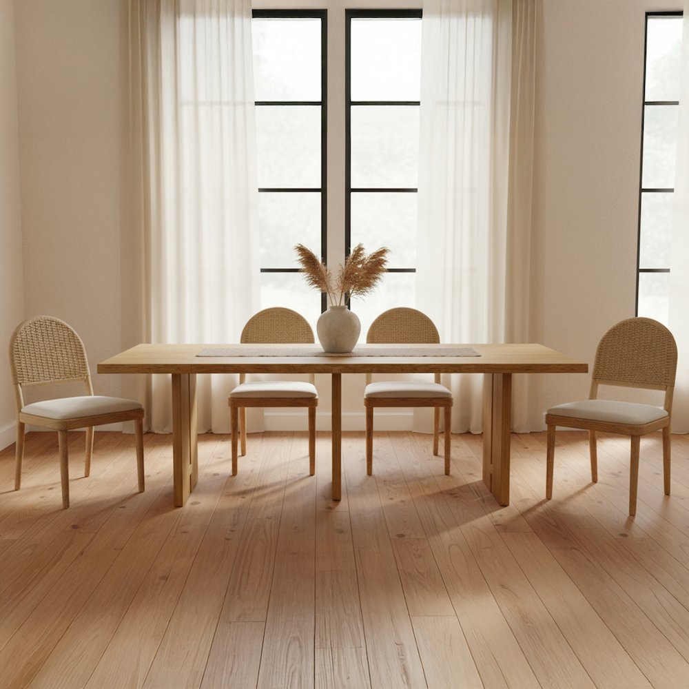 Tessa Dining Table Natural. Picture 2