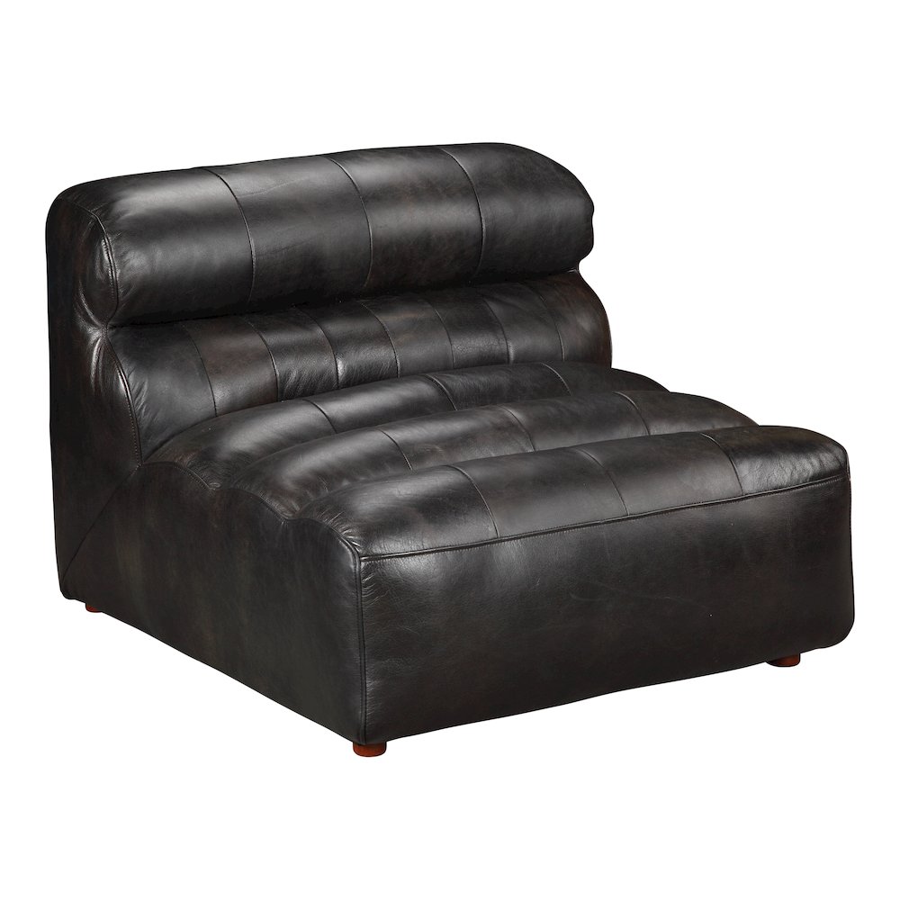 Ramsay Leather Slipper Chair. Picture 2