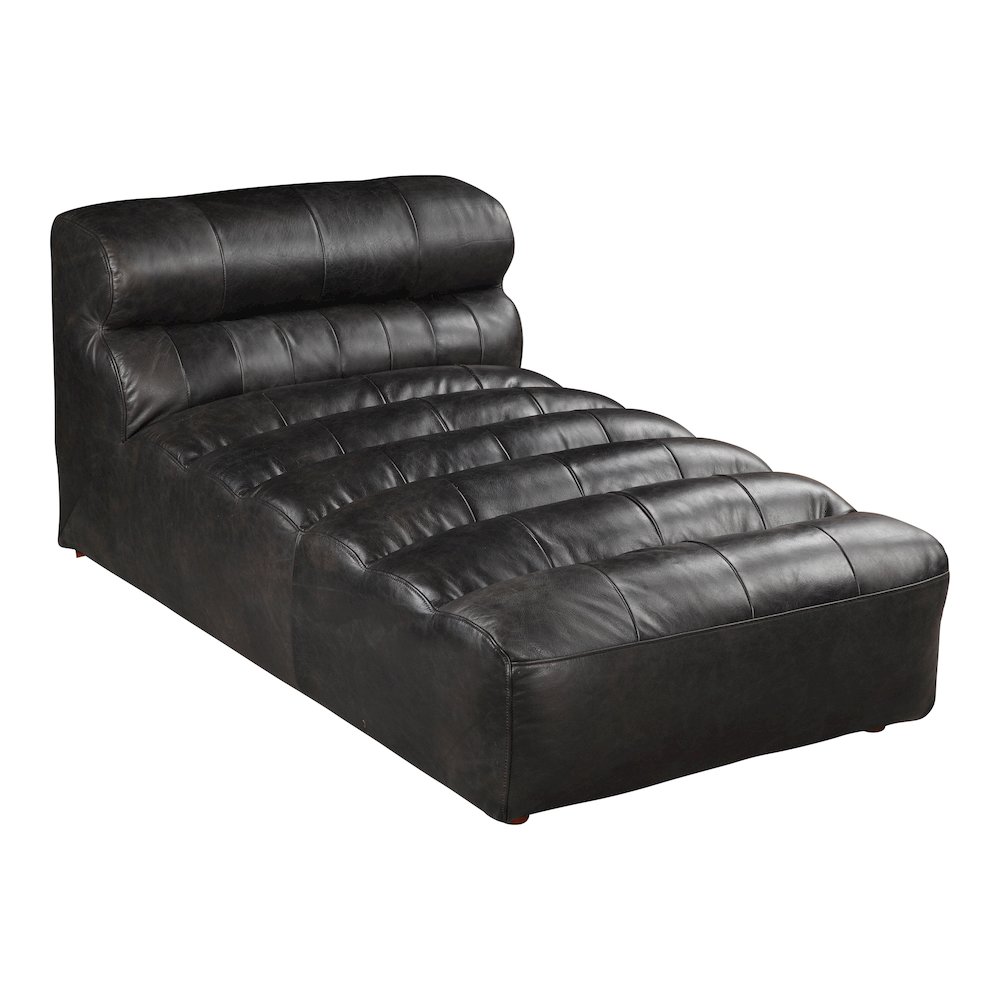 Ramsay Leather Chaise. Picture 2