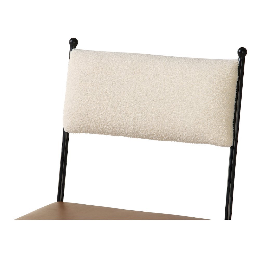 Posta Dining Chair Brown Leather. Picture 6