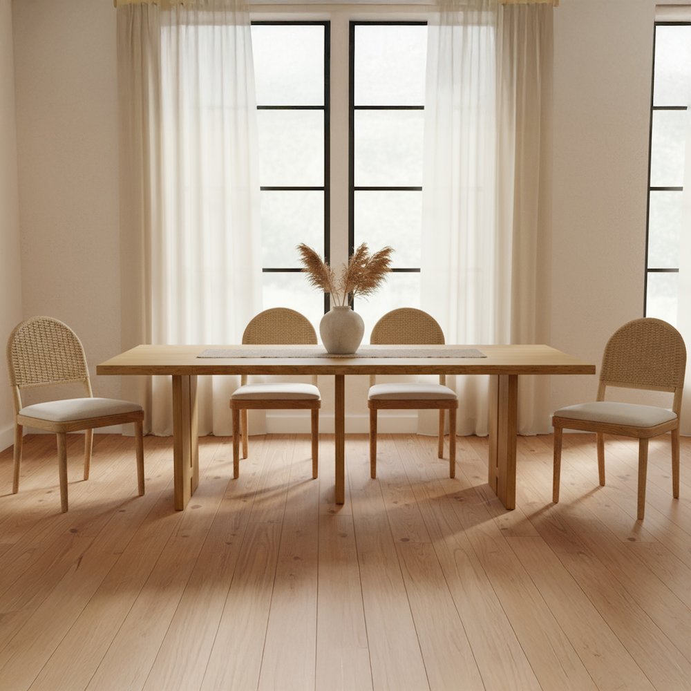 Claire Dining Chair Natural-Set of Two. Picture 7