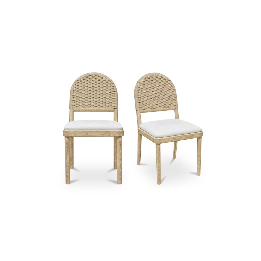 Claire Dining Chair Natural-Set of Two. Picture 1