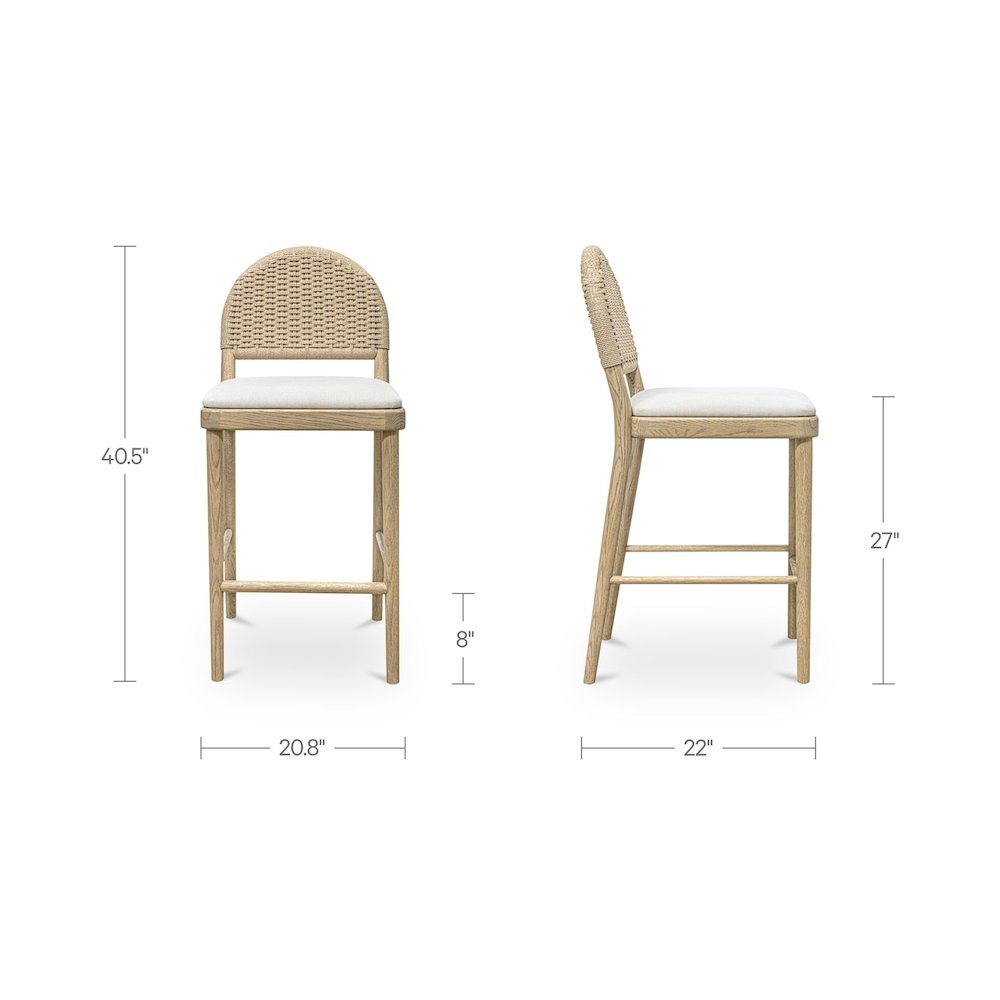 Claire Counter Stool Natural. Picture 7