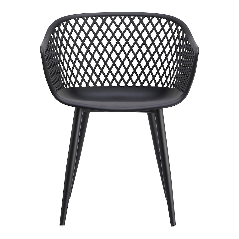 Piazza Outdoor Chair Black - Set Of Two. Picture 4