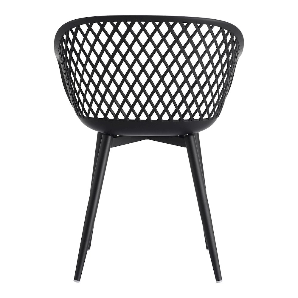 Piazza Outdoor Chair Black - Set Of Two. Picture 7