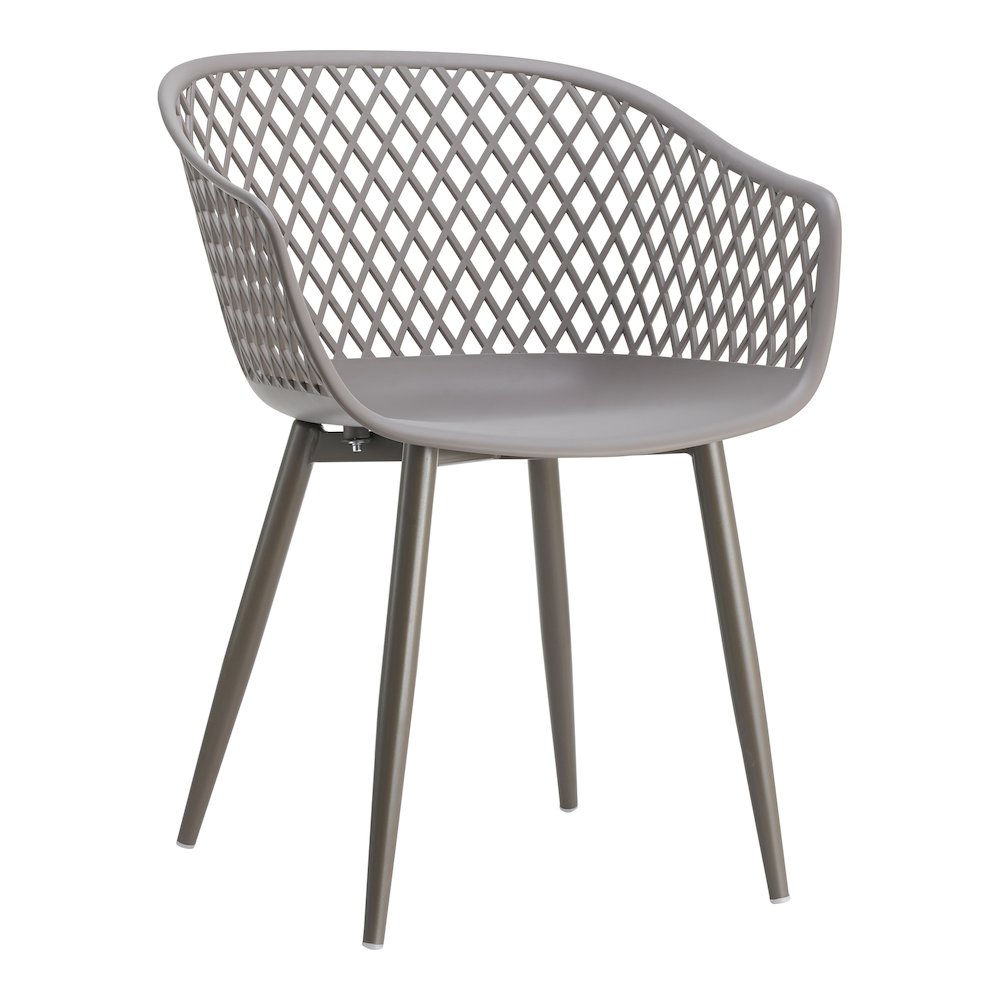 Piazza Outdoor Chair Grey - Set Of Two. Picture 5