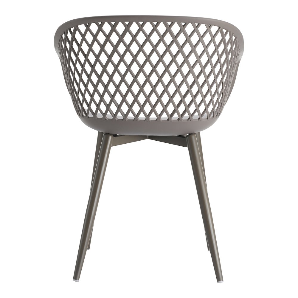 Piazza Outdoor Chair Grey - Set Of Two. Picture 7