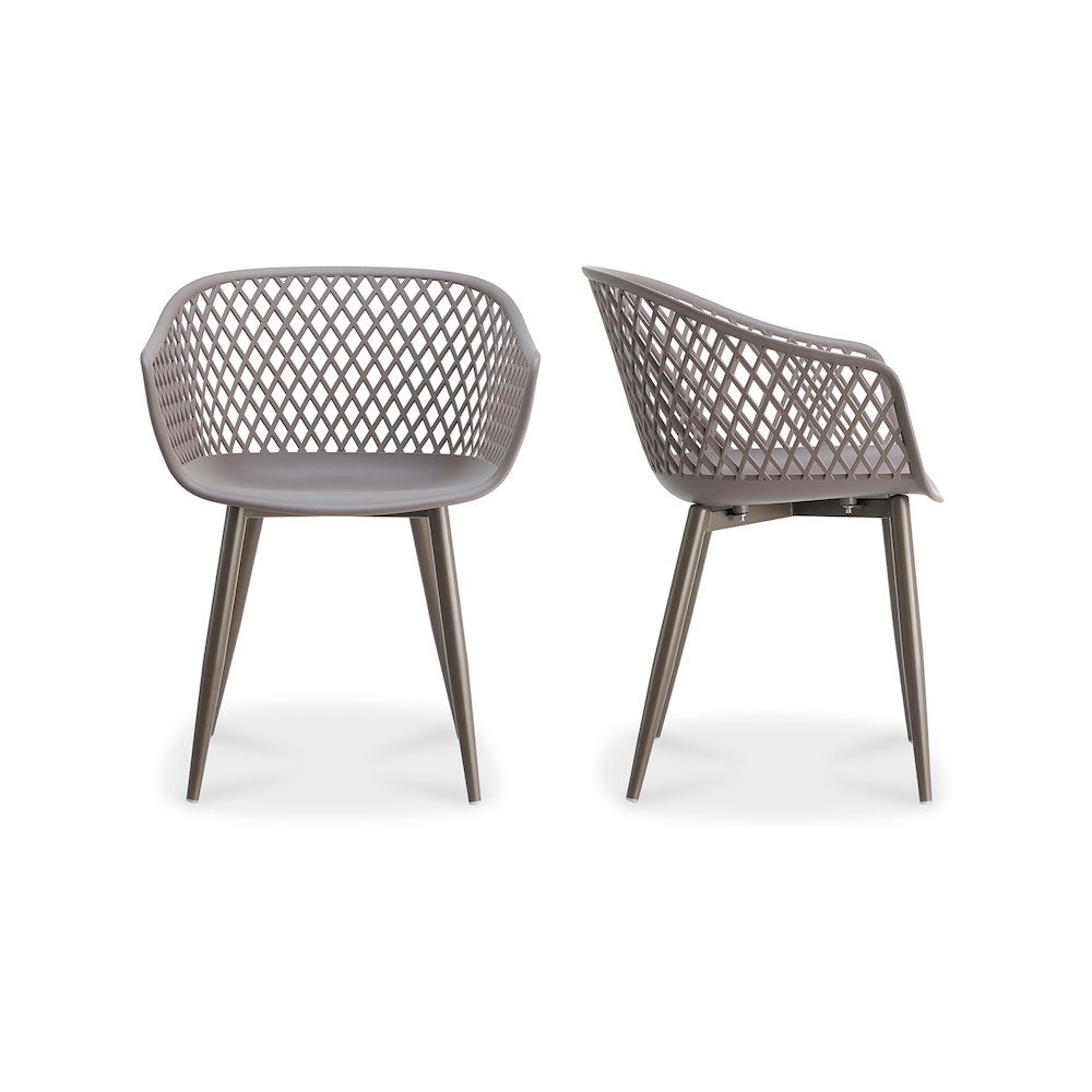 Piazza Outdoor Chair Grey - Set Of Two. Picture 1