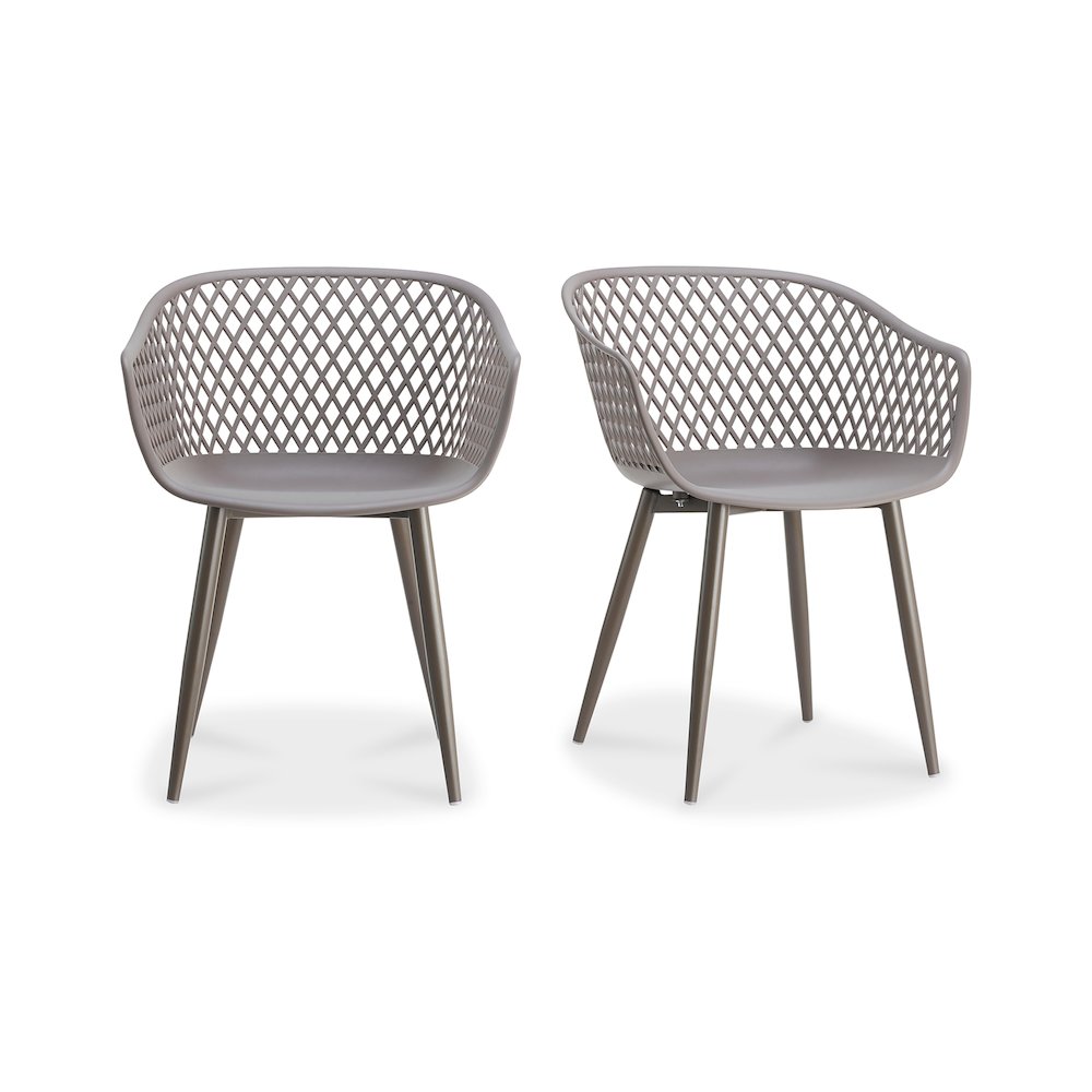 Piazza Outdoor Chair Grey - Set Of Two. Picture 2