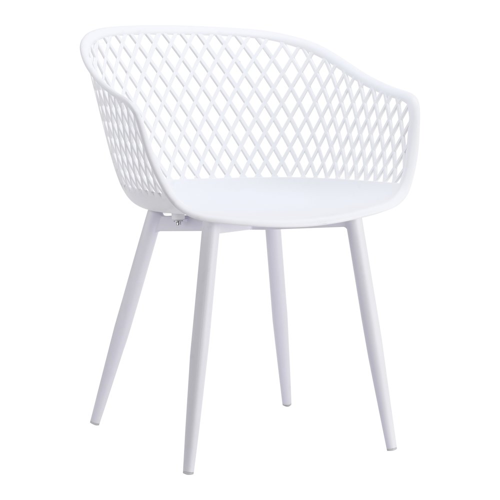 Piazza Outdoor Chair White - Set Of Two. Picture 3