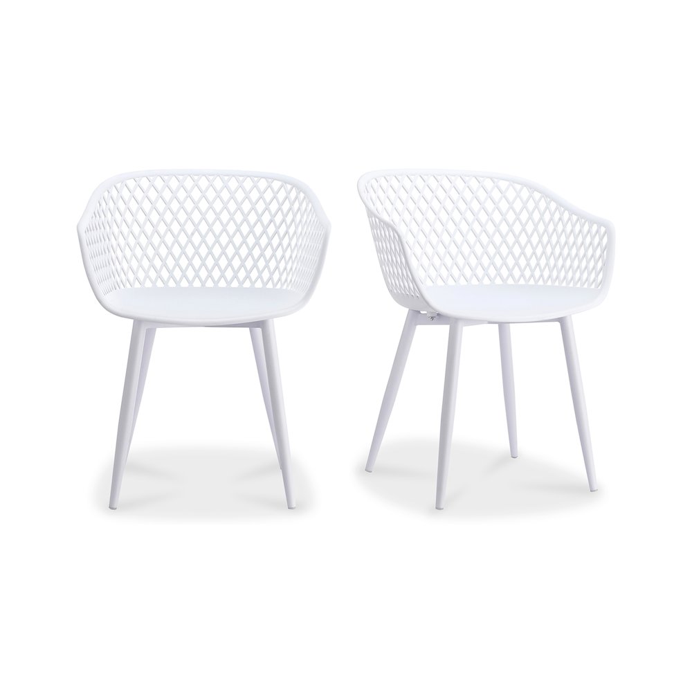 Piazza Outdoor Chair White - Set Of Two. Picture 1