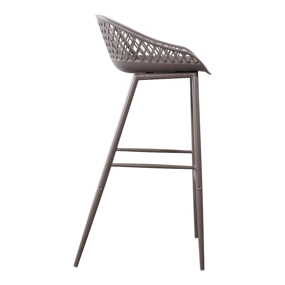 Piazza Outdoor Barstool Grey - Set Of Two. Picture 7
