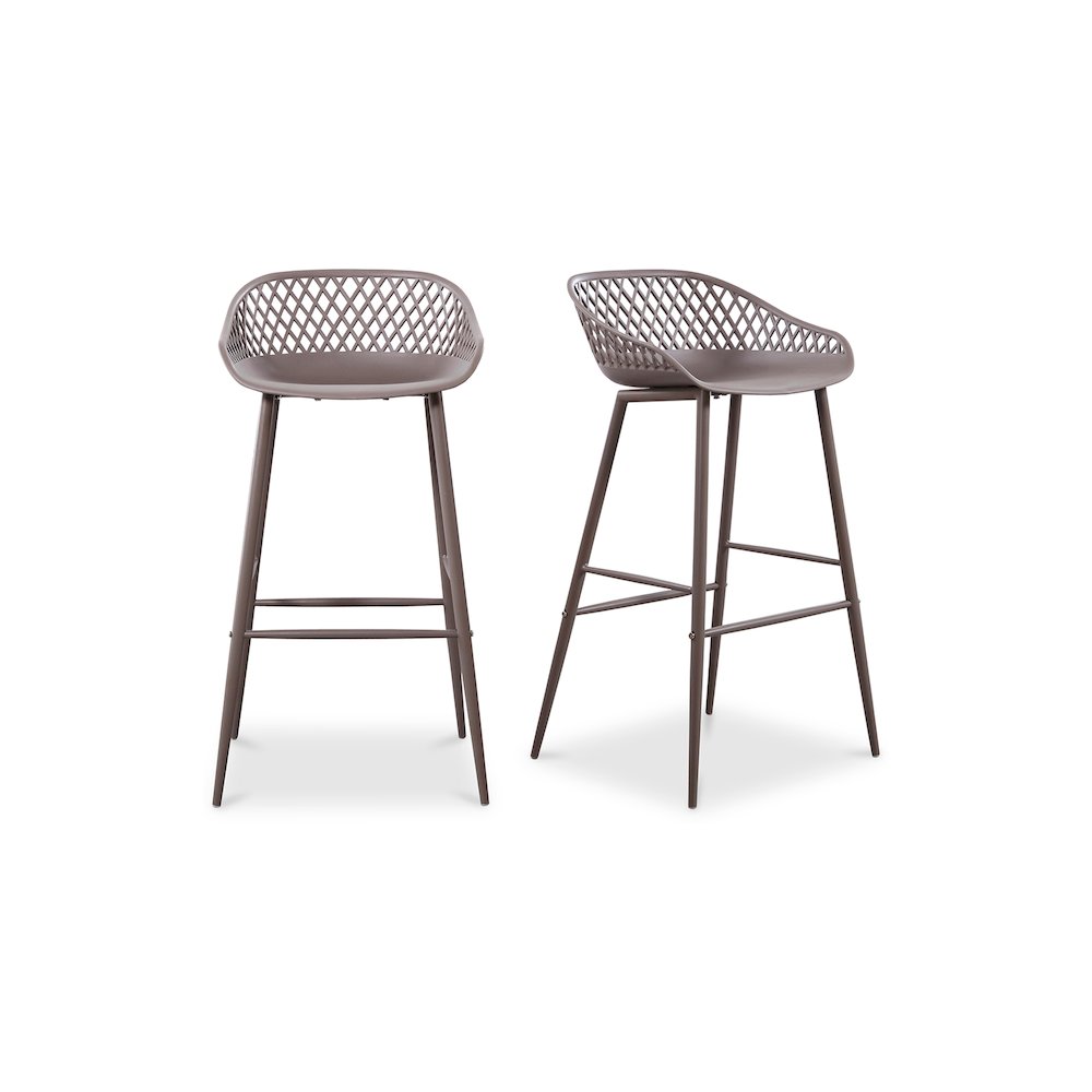 Piazza Outdoor Barstool Grey - Set Of Two. Picture 2