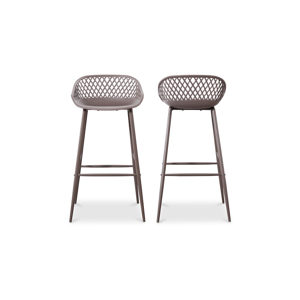 Piazza Outdoor Barstool Grey - Set Of Two. Picture 3