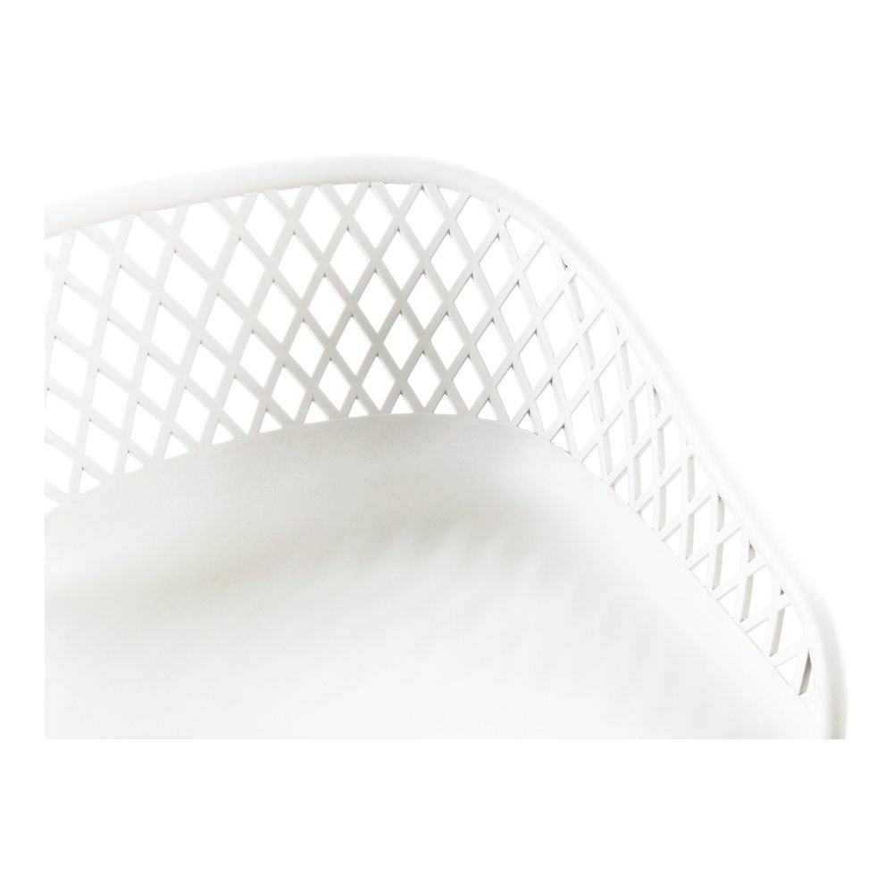 Piazza Outdoor Barstool White - Set Of Two. Picture 9