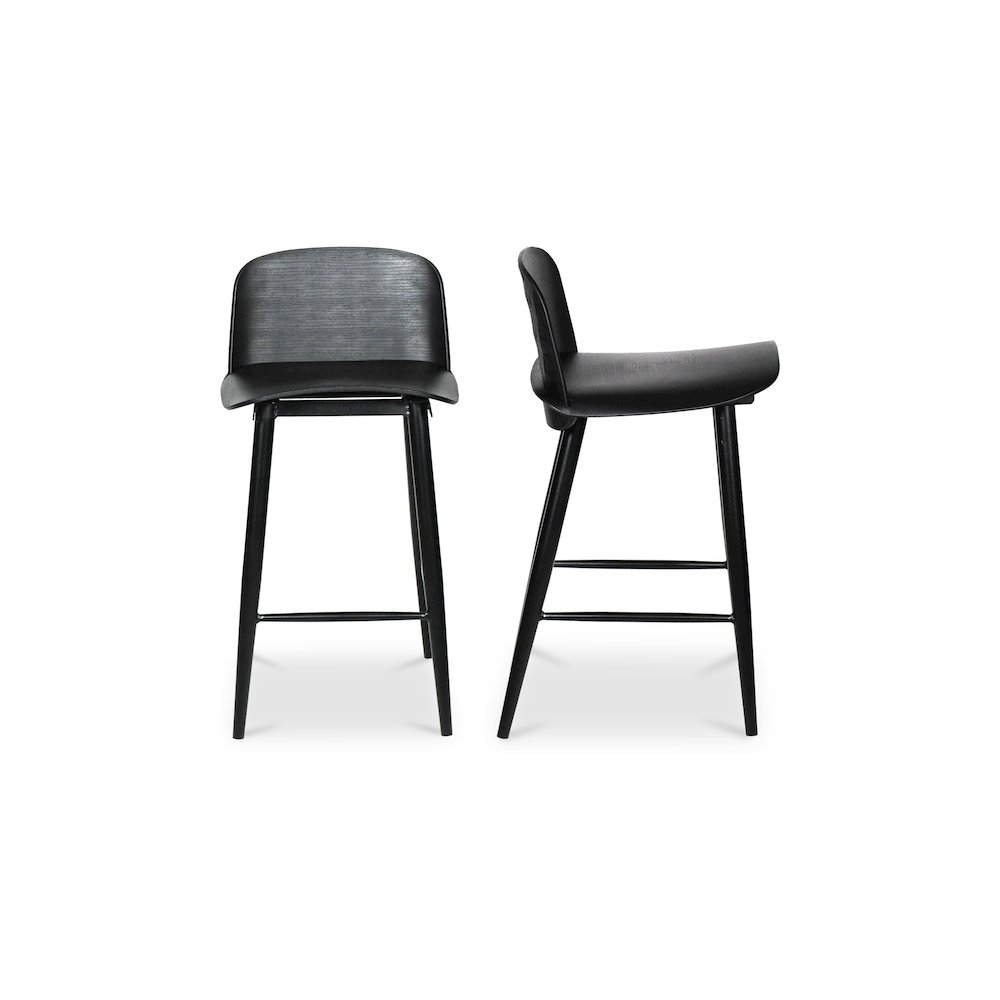 Looey Counter Stool Black - Set Of Two. Picture 2