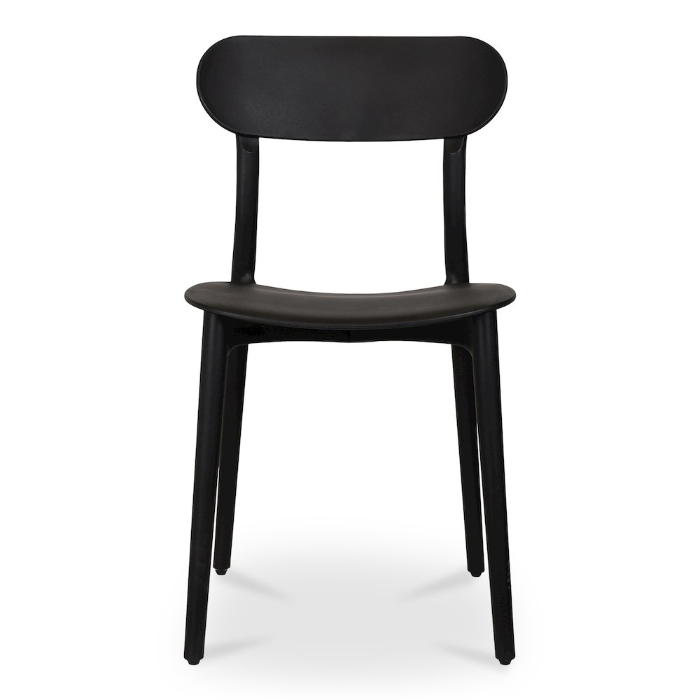 Kent Outdoor Dining Chair Black - Set Of Two. Picture 3
