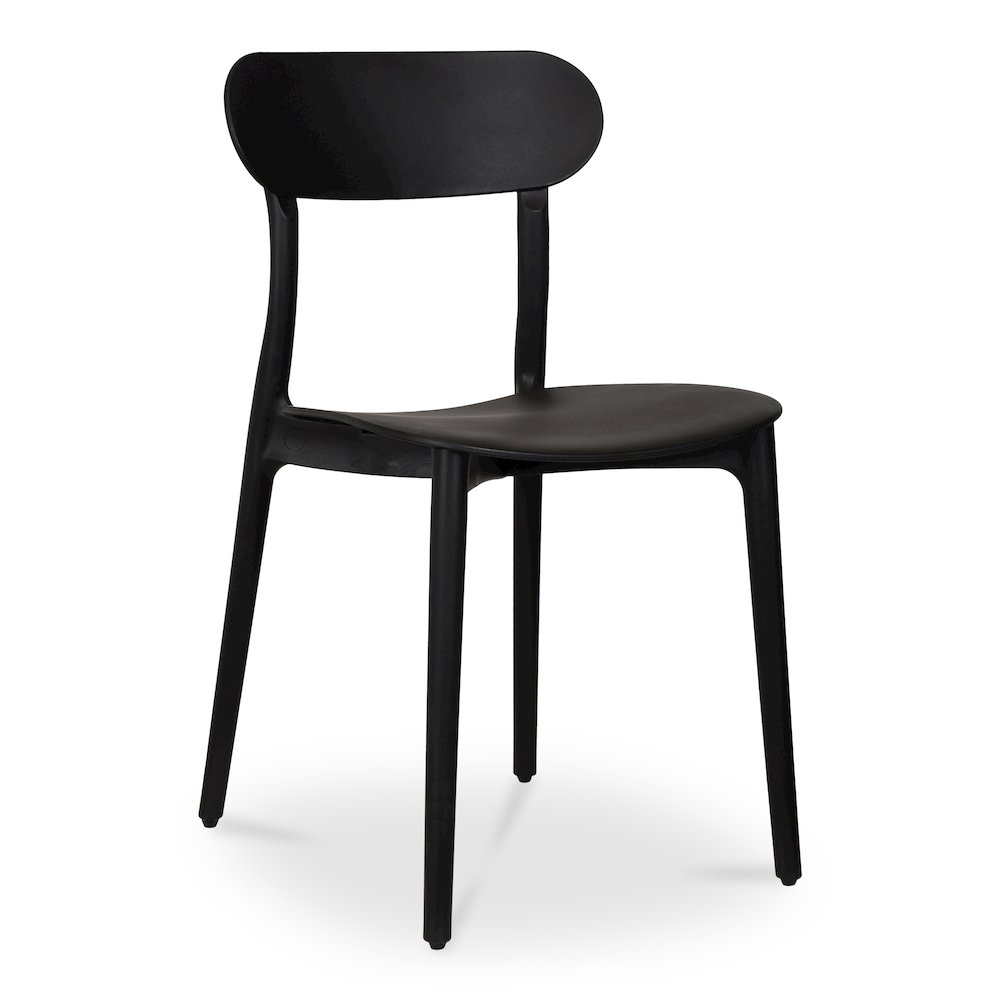 Kent Outdoor Dining Chair Black - Set Of Two. Picture 4
