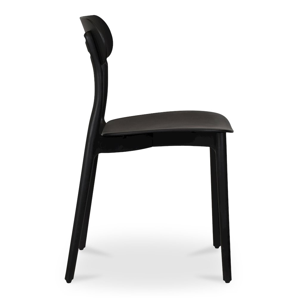 Kent Outdoor Dining Chair Black - Set Of Two. Picture 5